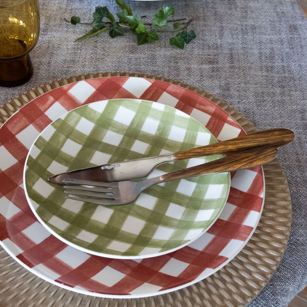 Servizio piatti 18 CALEDONIA Porcellana Multicolor by Tognana