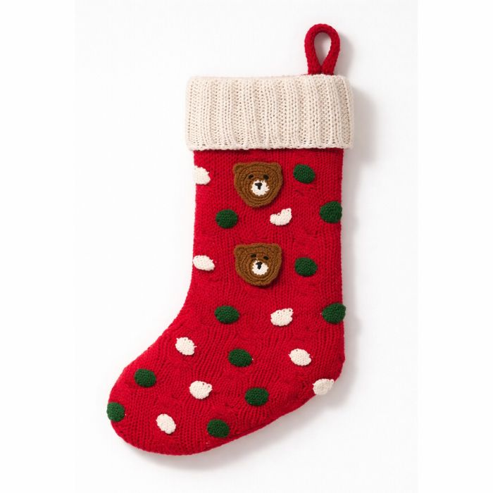 Calza di Natale Toys Lavorata a Maglia - Maestri Cotonieri