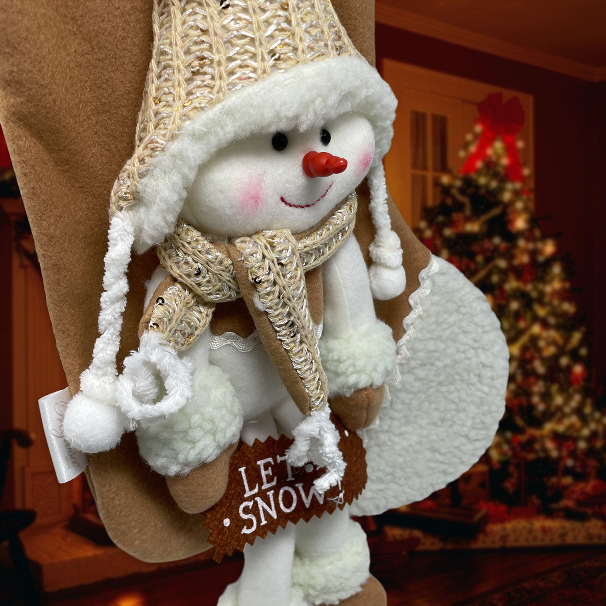Calza Befana LET IT SNOW By Preziosa Home (Natale)