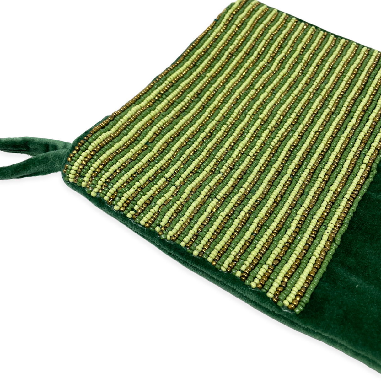 Calza Befana VELLUTO VERDE By Hanna Home (Natale)