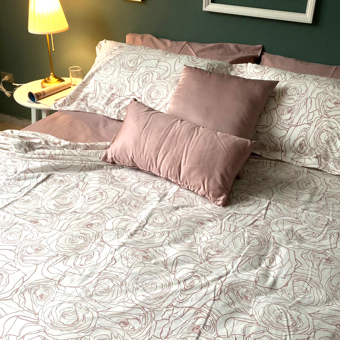 Completo Lenzuola ROSARUM By Maestri Cotonieri