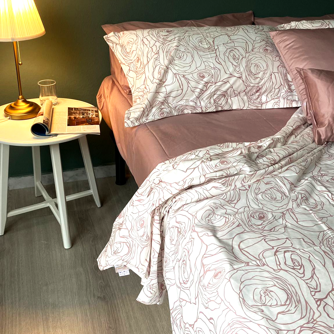 Completo Lenzuola ROSARUM By Maestri Cotonieri