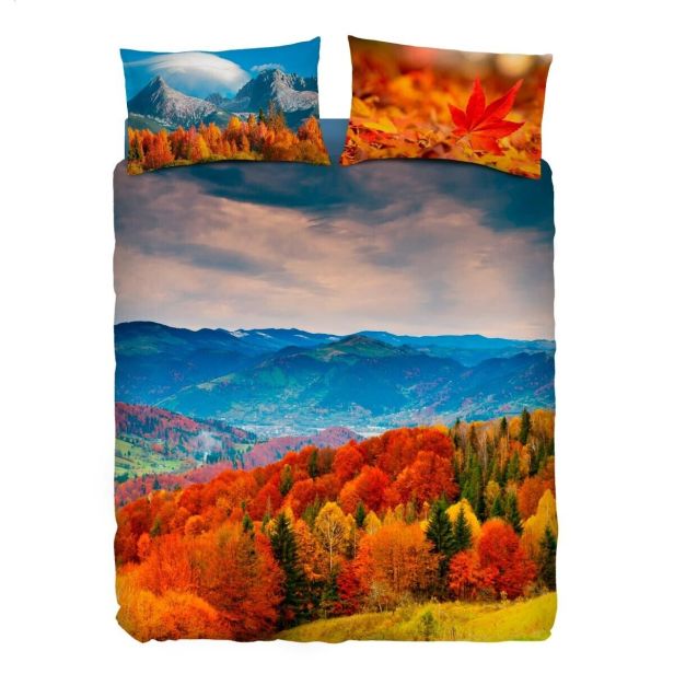 Completo Lenzuola Copriletto AUTUMN IN LOVE By Bassetti