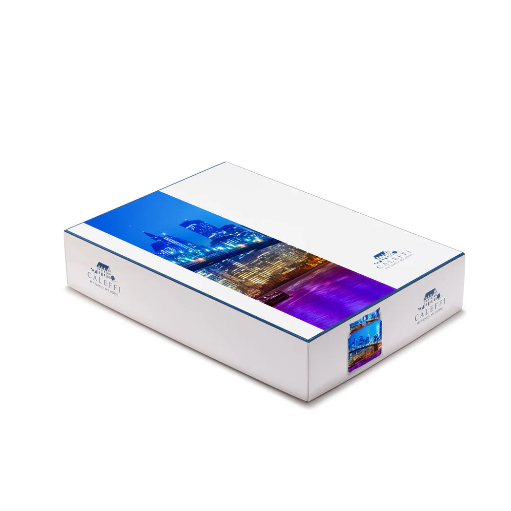 Completo Copripiumino Brooklyn Sogni di Viaggio Caleffi – Matrimoniale Cotone