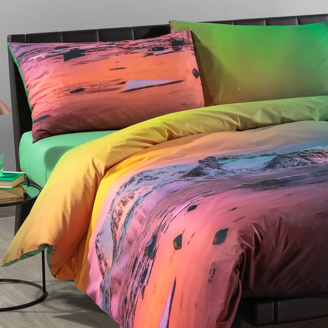 Completo Copripiumino Northern Lights Sogni di Viaggio Caleffi – Matrimoniale Cotone