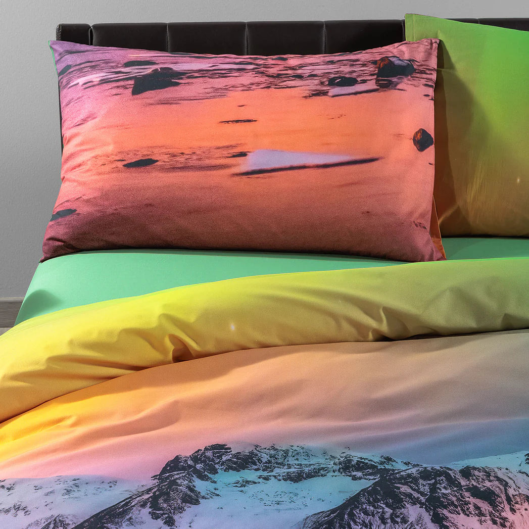 Completo Copripiumino Northern Lights Sogni di Viaggio Caleffi – Matrimoniale Cotone