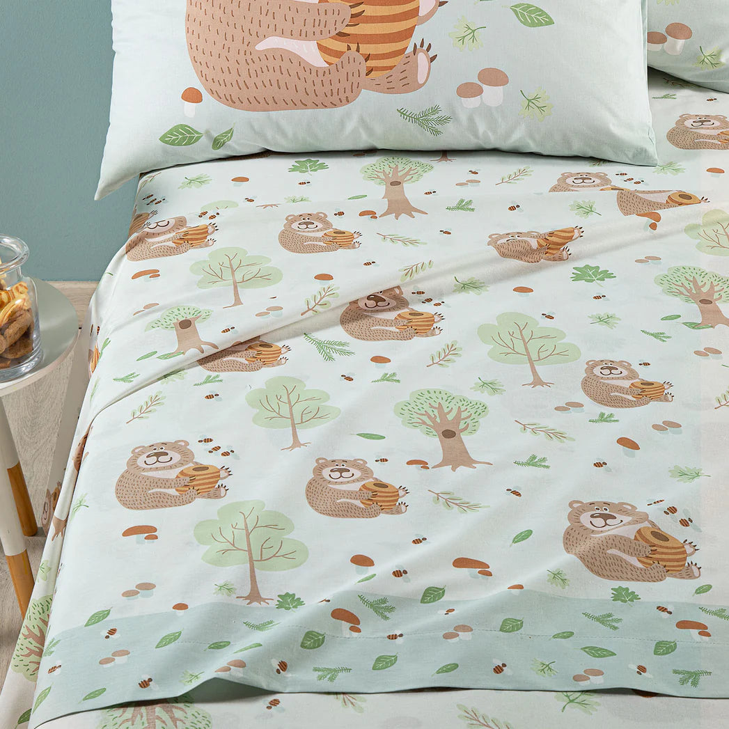 Completo Lenzuola Caleffi Boschetto Cotone – 100% cotone