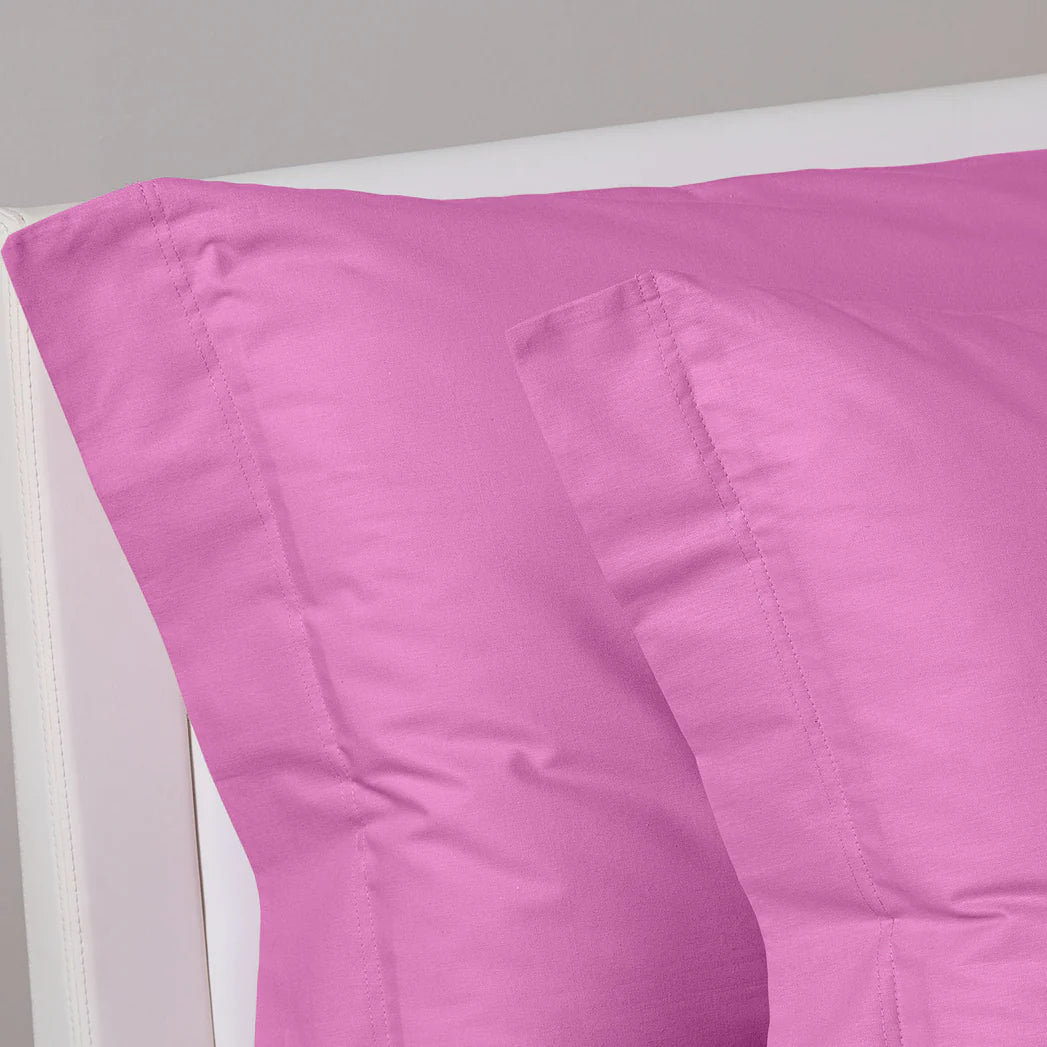 Completo Lenzuola In Cotone Cotone Tinta Unita Matrimoniale - Caleffi