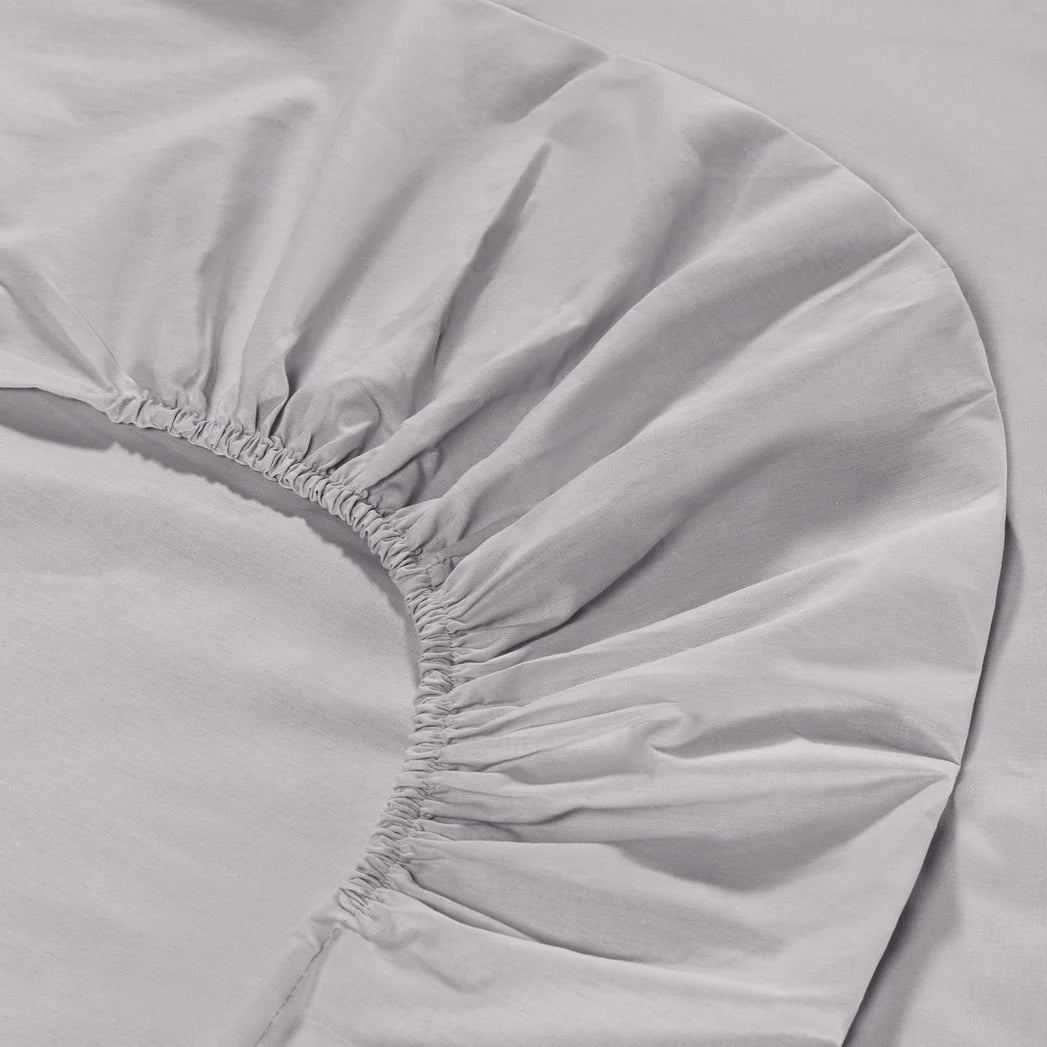 Completo Lenzuola In Cotone Cotone Tinta Unita Matrimoniale - Caleffi