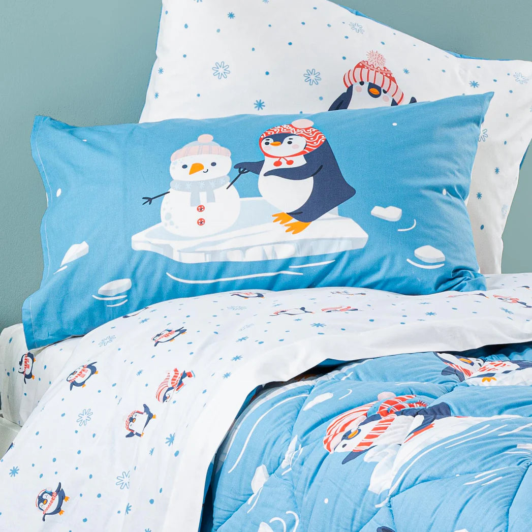 Completo lenzuola PINGUINI by Caleffi