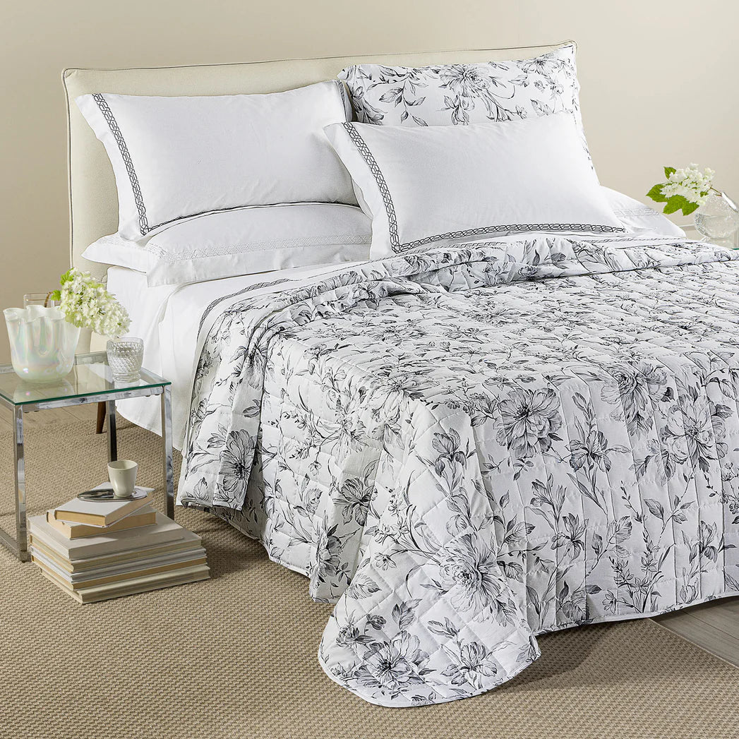 Completo Lenzuola In Raso Di Cotone 200 TC Luxor Matrimoniale - Caleffi