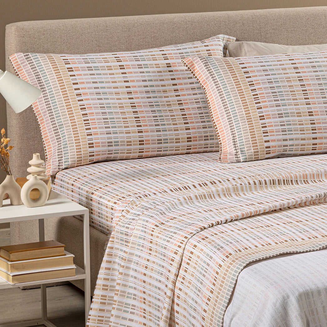 Completo Lenzuola NORVEGIA in Flanella Matrimoniale – Caleffi