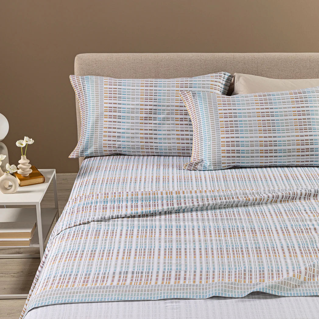 Completo Lenzuola NORVEGIA in Flanella Matrimoniale – Caleffi