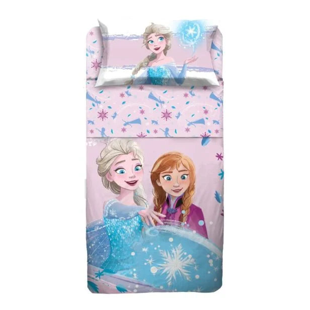 Completo Lenzuola Copriletto Frozen Singolo - Disney