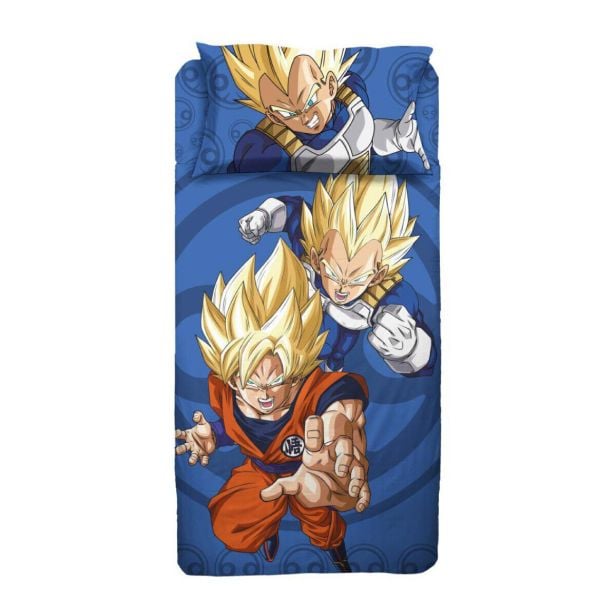 Completo Lenzuola Dragon Ball – Letto Singolo – 100% Cotone