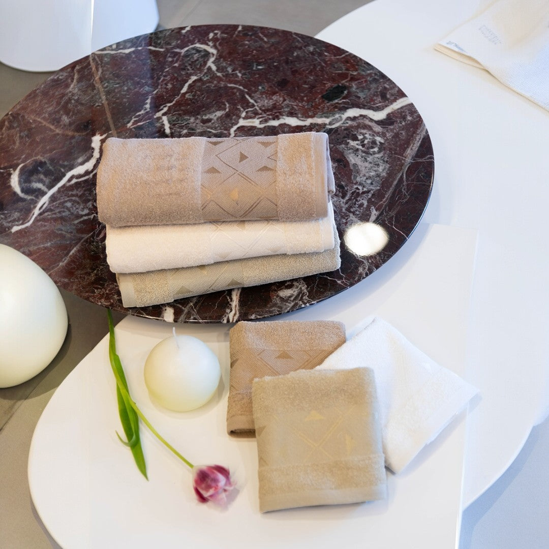 Set Asciugamani 3+3 Rubina - Neìth