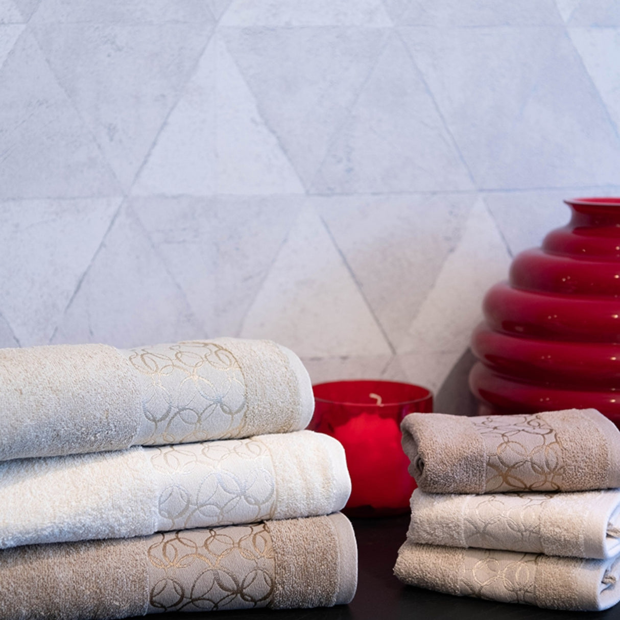 Set Asciugamani 3+3 Cristin - Neìth