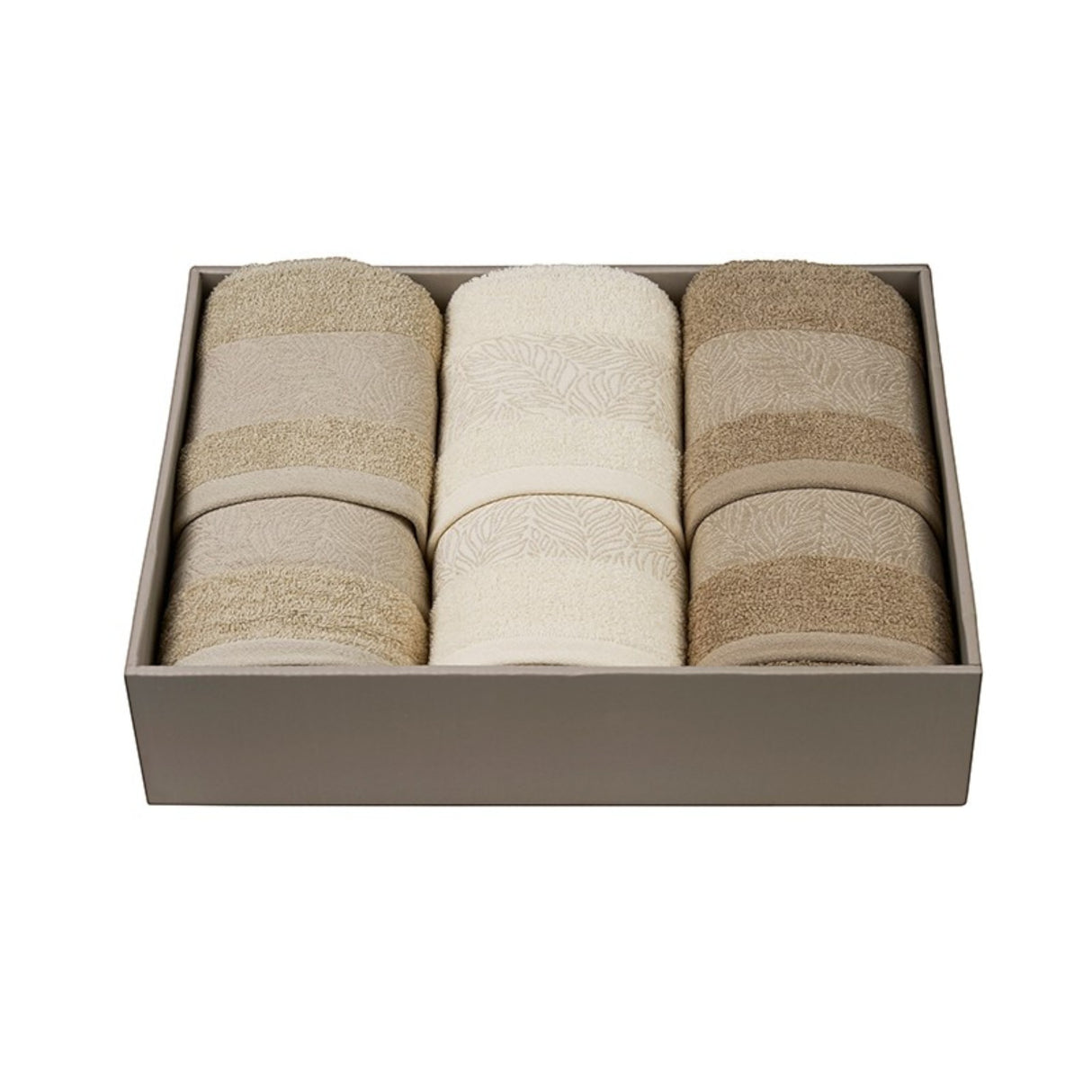 Set Asciugamani 3+3 Kila Jacquard - Neìth