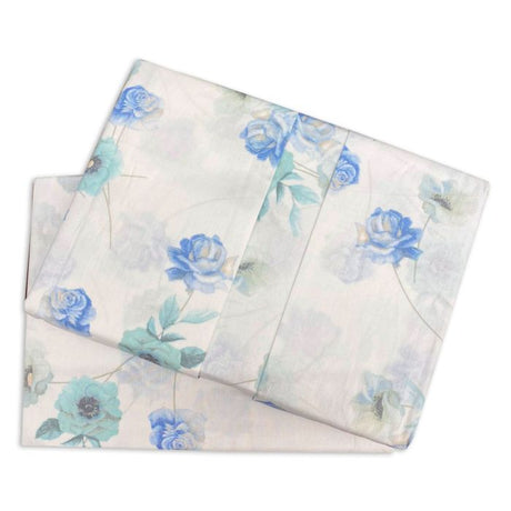 Completo Lenzuola Flores Caleffi – Floreale in 100% Cotone, singolo