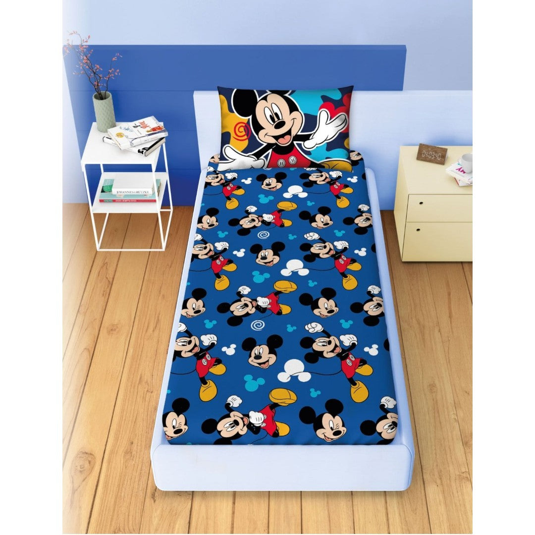 Copriletto Trapuntato MICKEY MOUSE di Disney Home – Misura Singola 170x250 cm