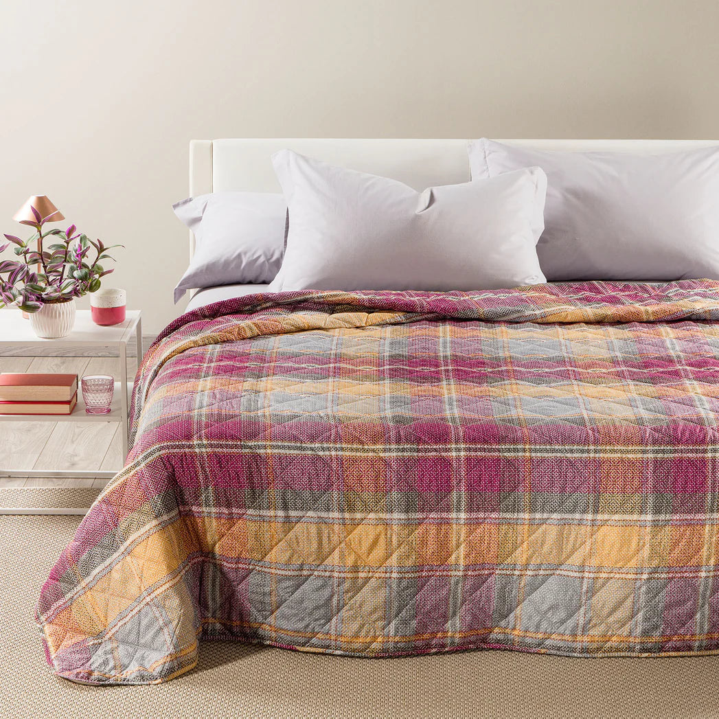 Copriletto Trapuntato In Microfibra singolo HILTON By Caleffi