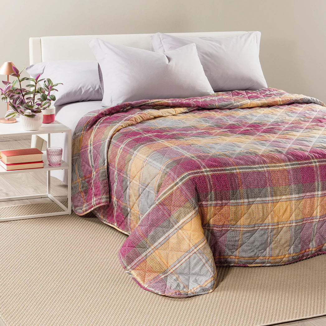 Copriletto Trapuntato In Microfibra singolo HILTON By Caleffi