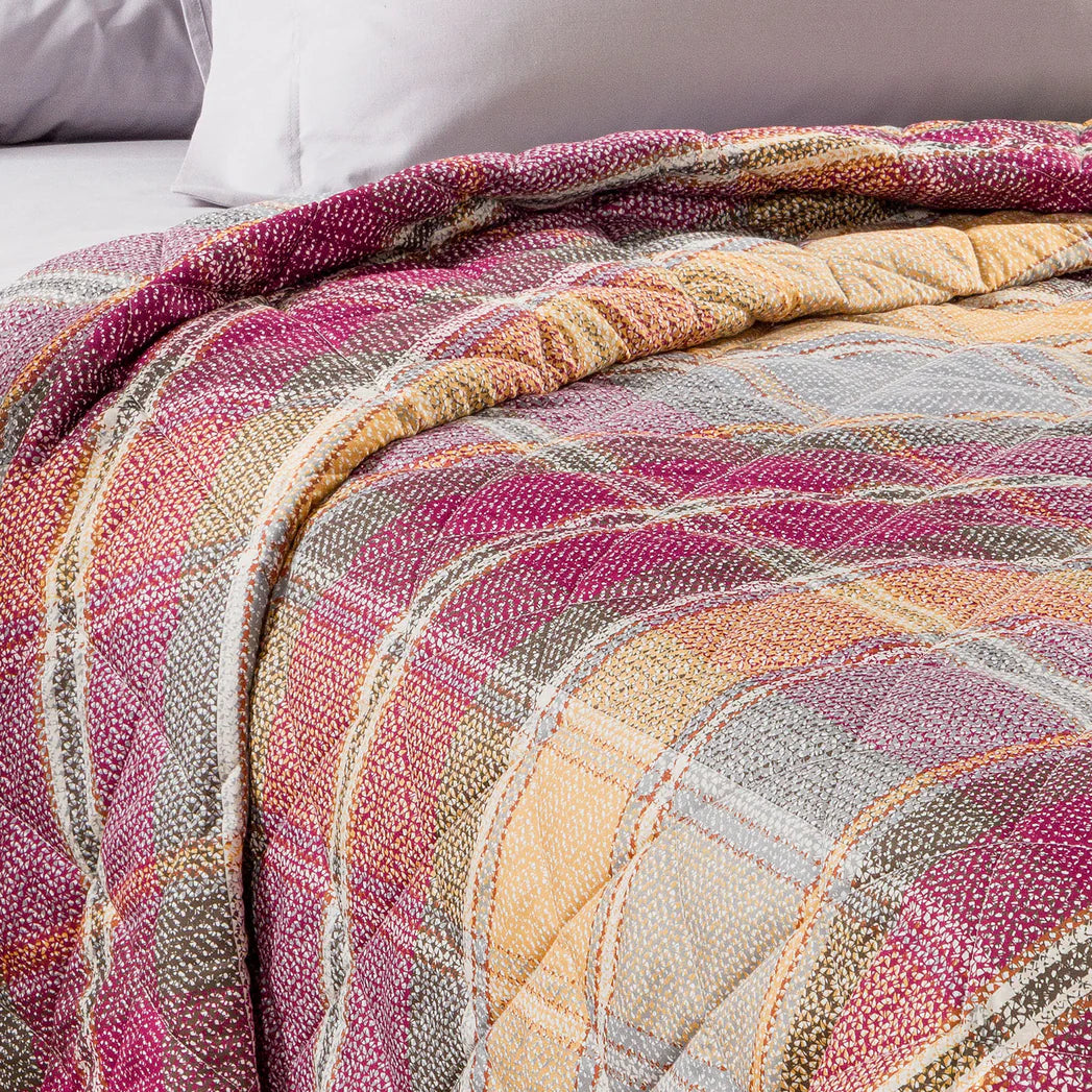 Copriletto Trapuntato In Microfibra singolo HILTON By Caleffi