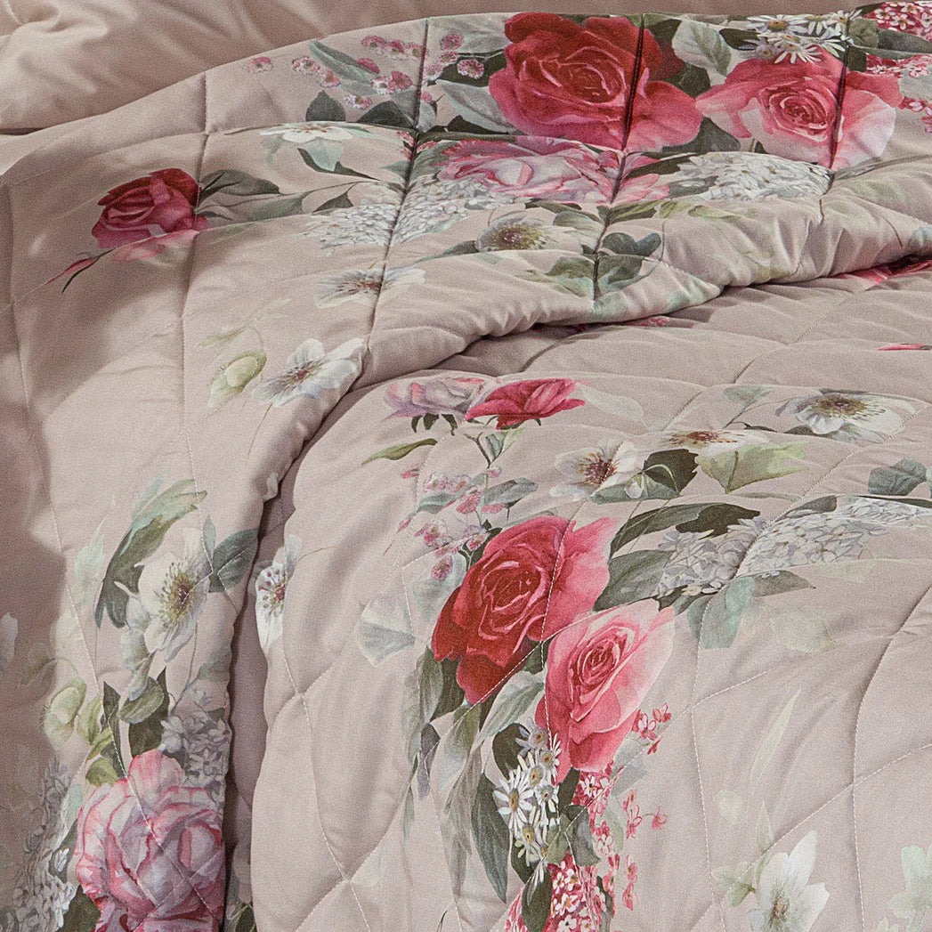 Copriletto Trapuntato In Microfibra Melody Matrimoniale - Caleffi