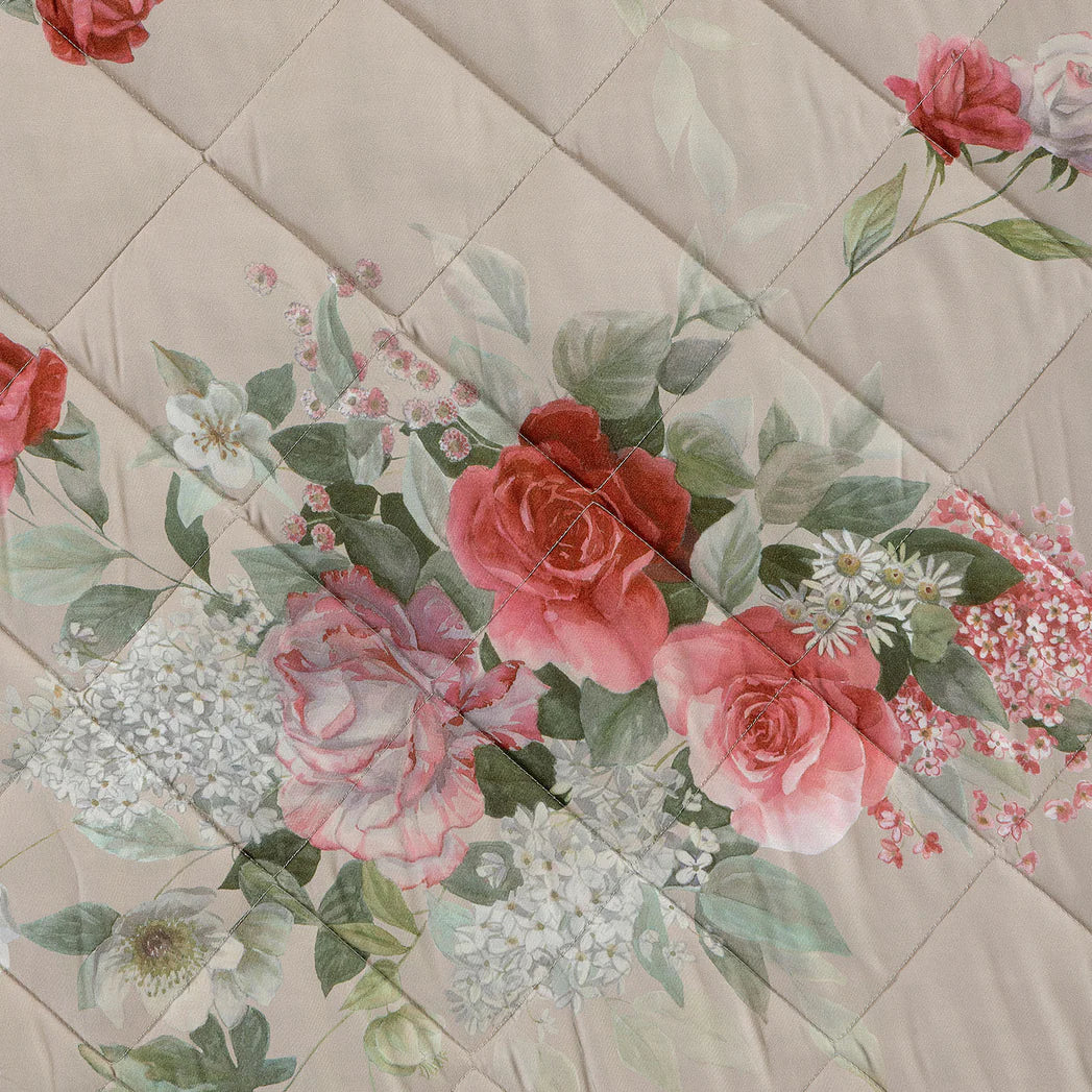 Copriletto Trapuntato In Microfibra Melody Matrimoniale - Caleffi