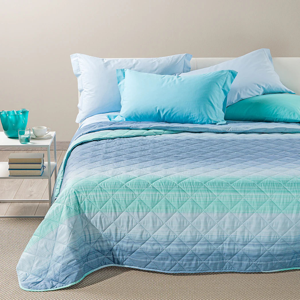 Copriletto Trapuntato In Microfibra singolo RAINBOW By Caleffi