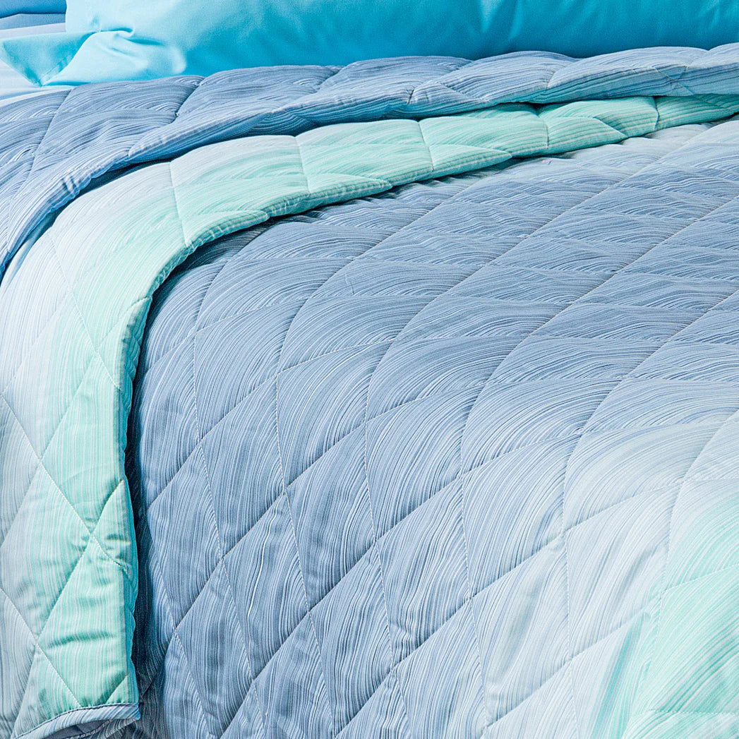 Copriletto Trapuntato In Microfibra singolo RAINBOW By Caleffi