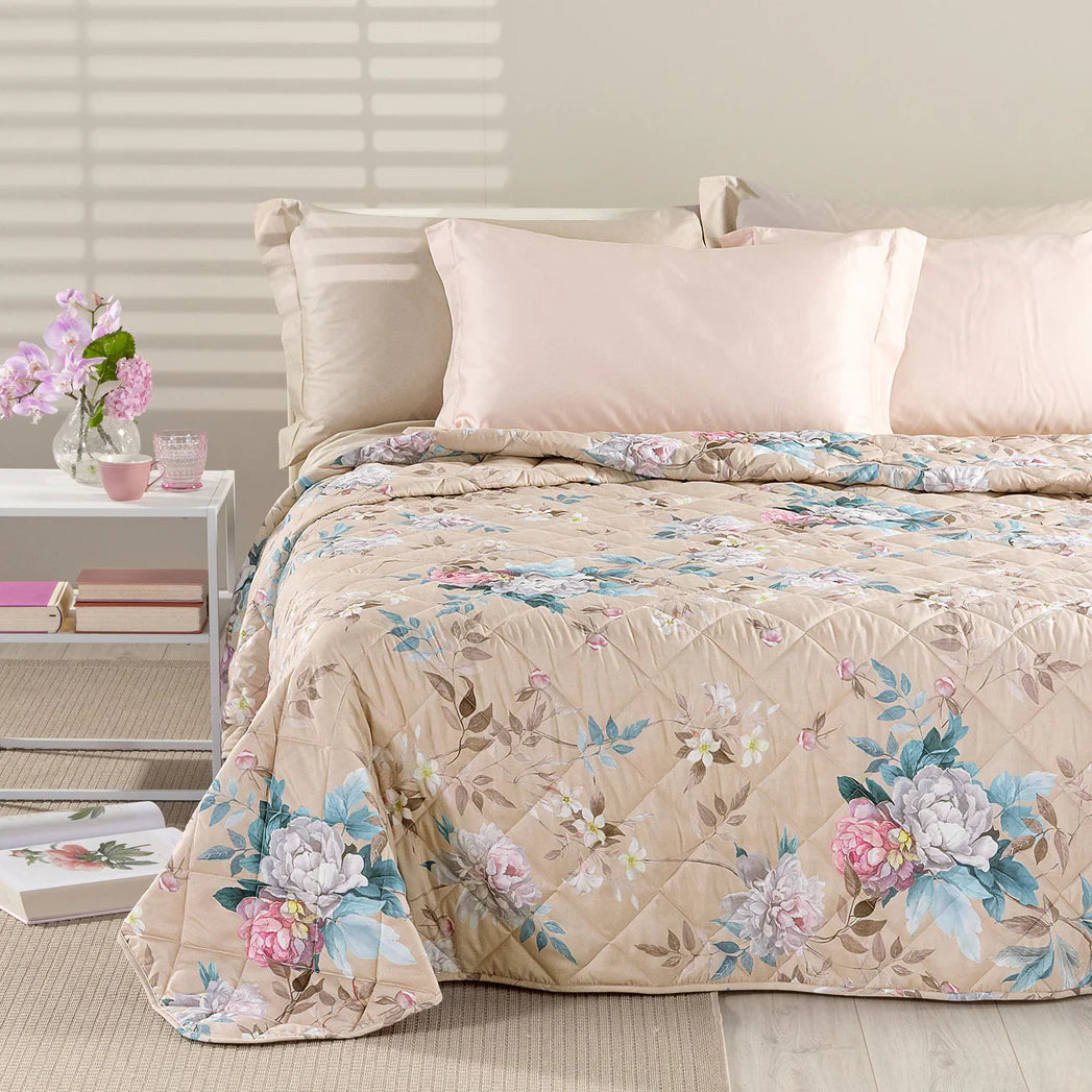 Copriletto Trapuntato In Microfibra singolo ZEN By Caleffi