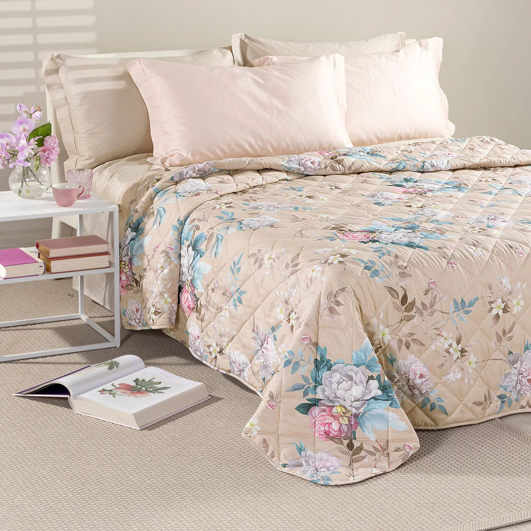 Copriletto Trapuntato In Microfibra singolo ZEN By Caleffi