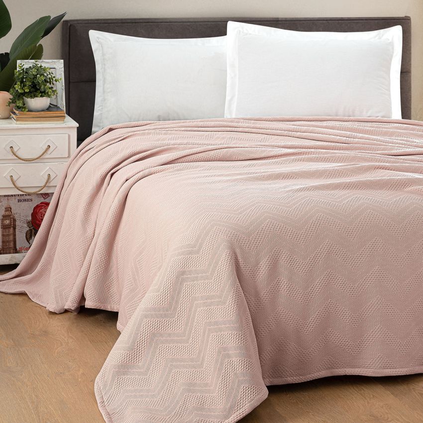 Copriletto ZIGZAG Matrimoniale by Maestri Cotonieri