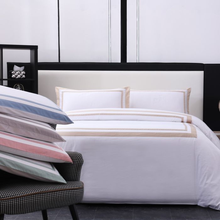 Copripiumino Regale in Raso 300TC di Puro Cotone – Maestri Cotonieri Home