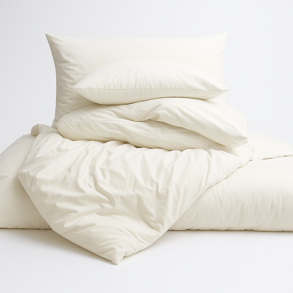 Parure Copripiumino No Stiro Tekno Time® – Tinta Unita Made in Italy - Maè