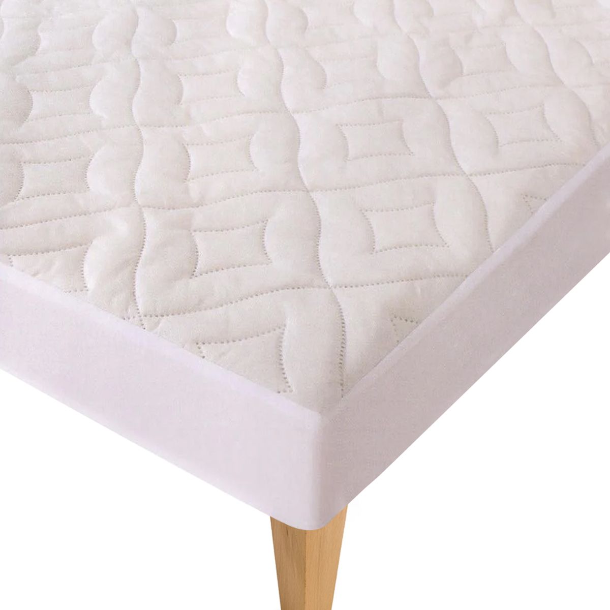 Coprirete Trapuntato Scudo Anallergico con Elastici by Maestri Cotonieri