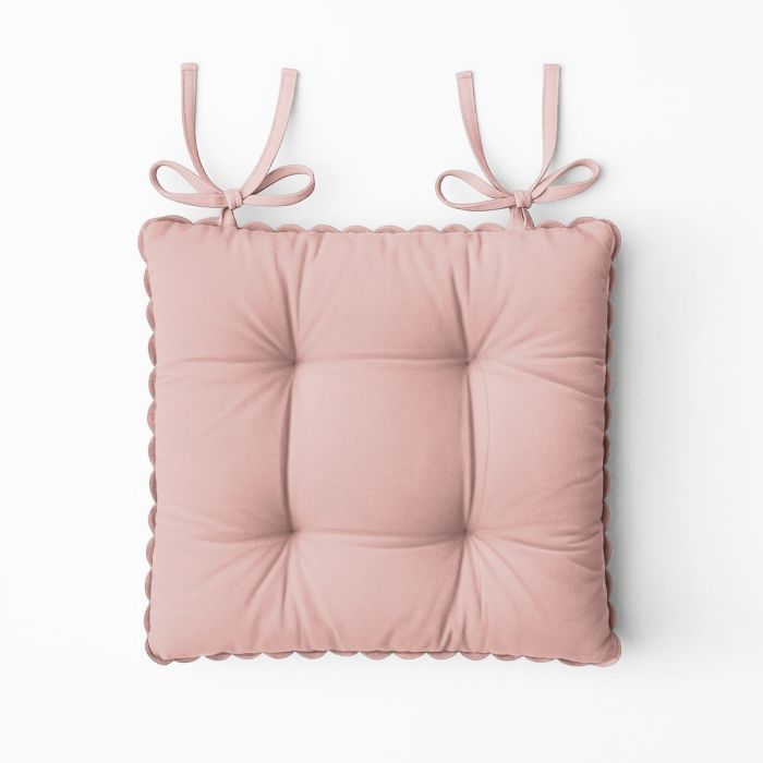 Set 2 Coprisedia India Maestri Cotonieri Home in Cotone con Fettucce 43x43 cm