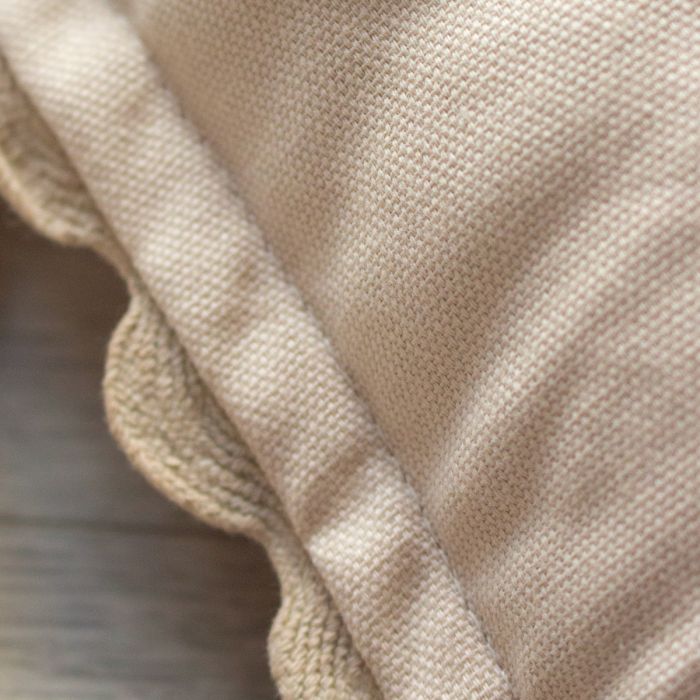 Set 2 Coprisedia India Maestri Cotonieri Home in Cotone con Fettucce 43x43 cm