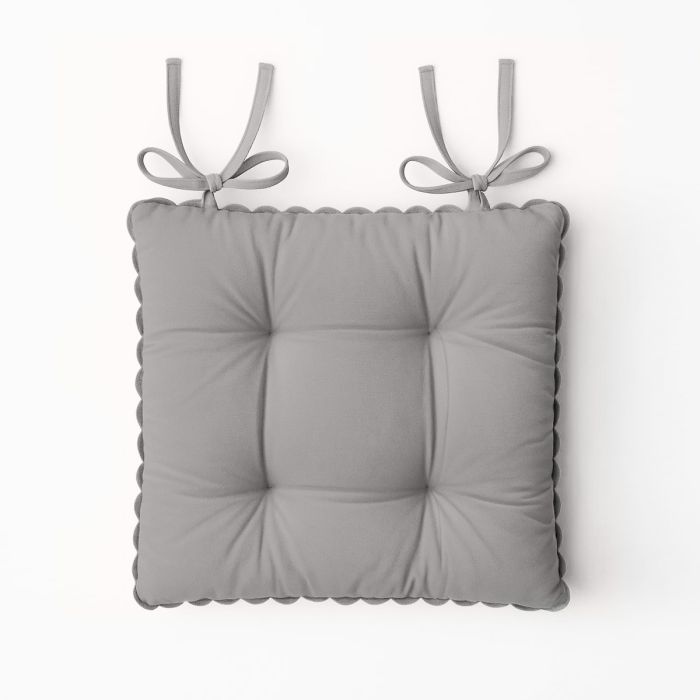 Set 2 Coprisedia India Maestri Cotonieri Home in Cotone con Fettucce 43x43 cm