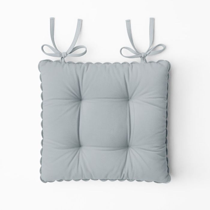 Set 2 Coprisedia India Maestri Cotonieri Home in Cotone con Fettucce 43x43 cm