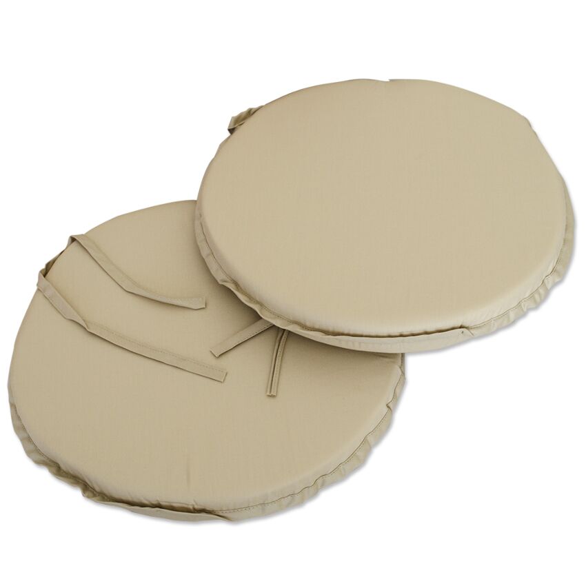 Set 2 Coprisedia Rotondo Con Fettucce By Maestri Cotonieri