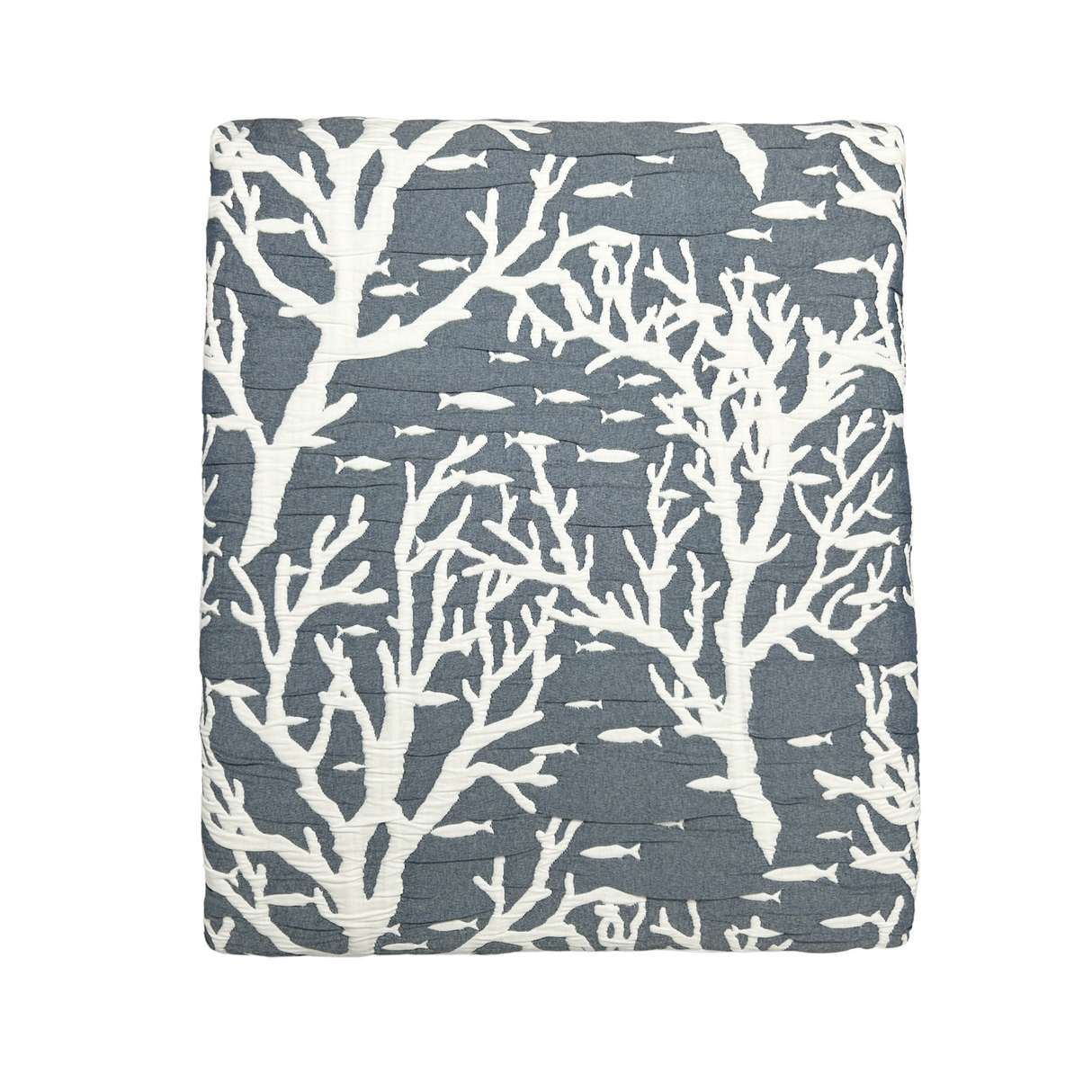 Copriletto Trapuntino Jacquard PARANEA Coralli By A. Carlucci