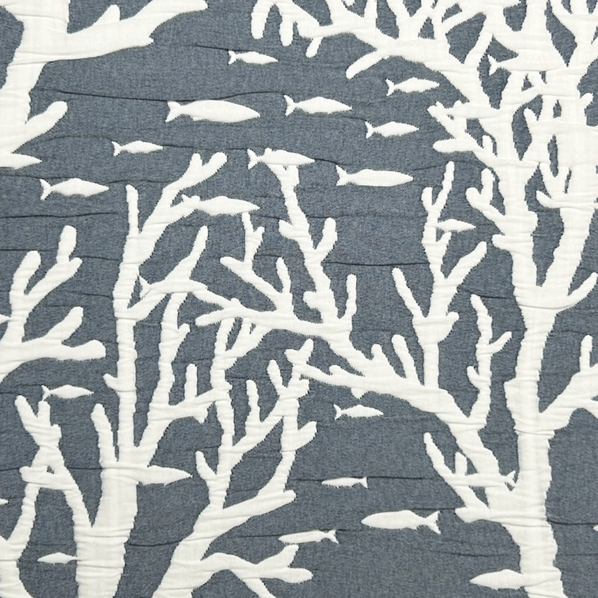 Copriletto Trapuntino Jacquard PARANEA Coralli By A. Carlucci