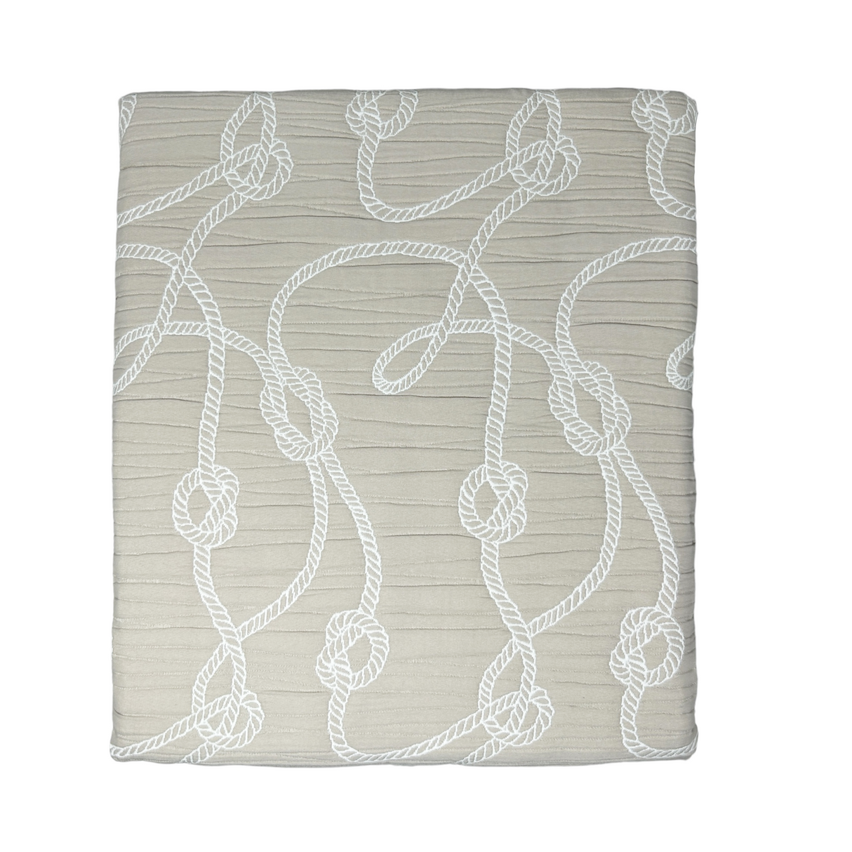 Copriletto Trapuntino Jacquard PARANEA Cordino By A. Carlucci