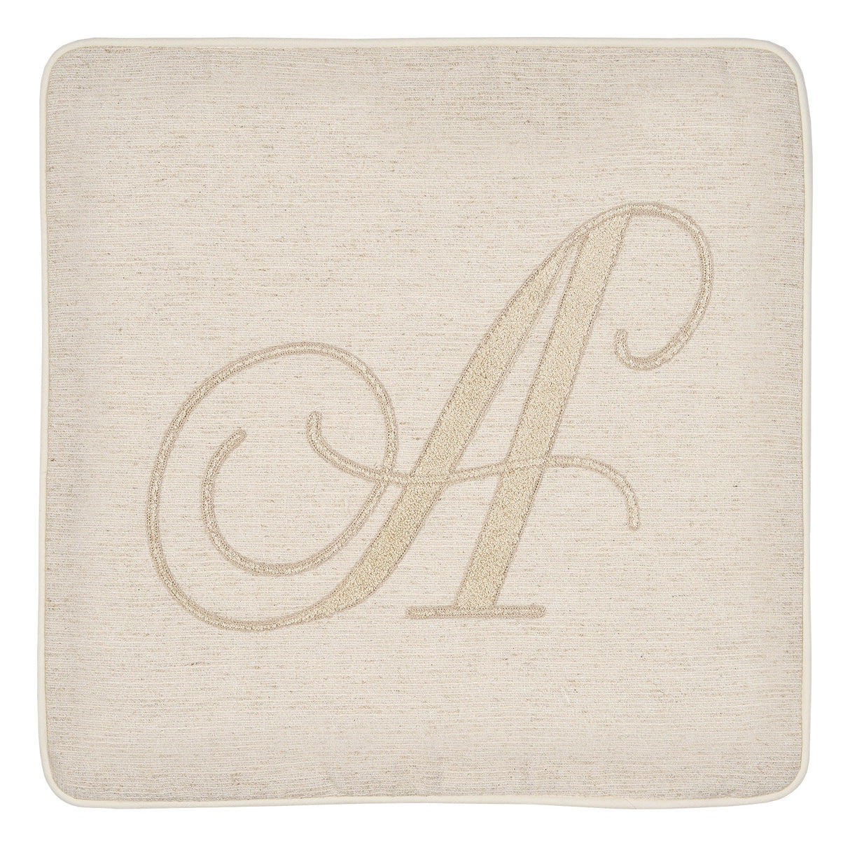 Fodera Cuscino Alfabeto Vingi 45x45 Gobelin Lettere Decorative Senza Imbottitura