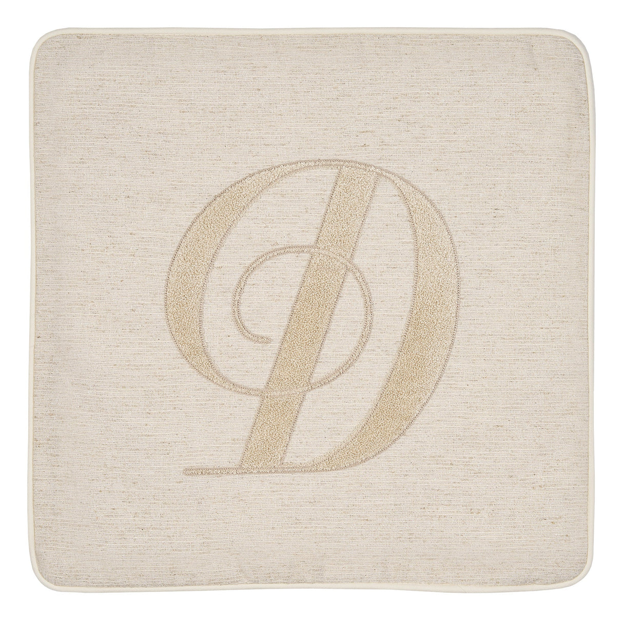 Fodera Cuscino Alfabeto Vingi 45x45 Gobelin Lettere Decorative Senza Imbottitura
