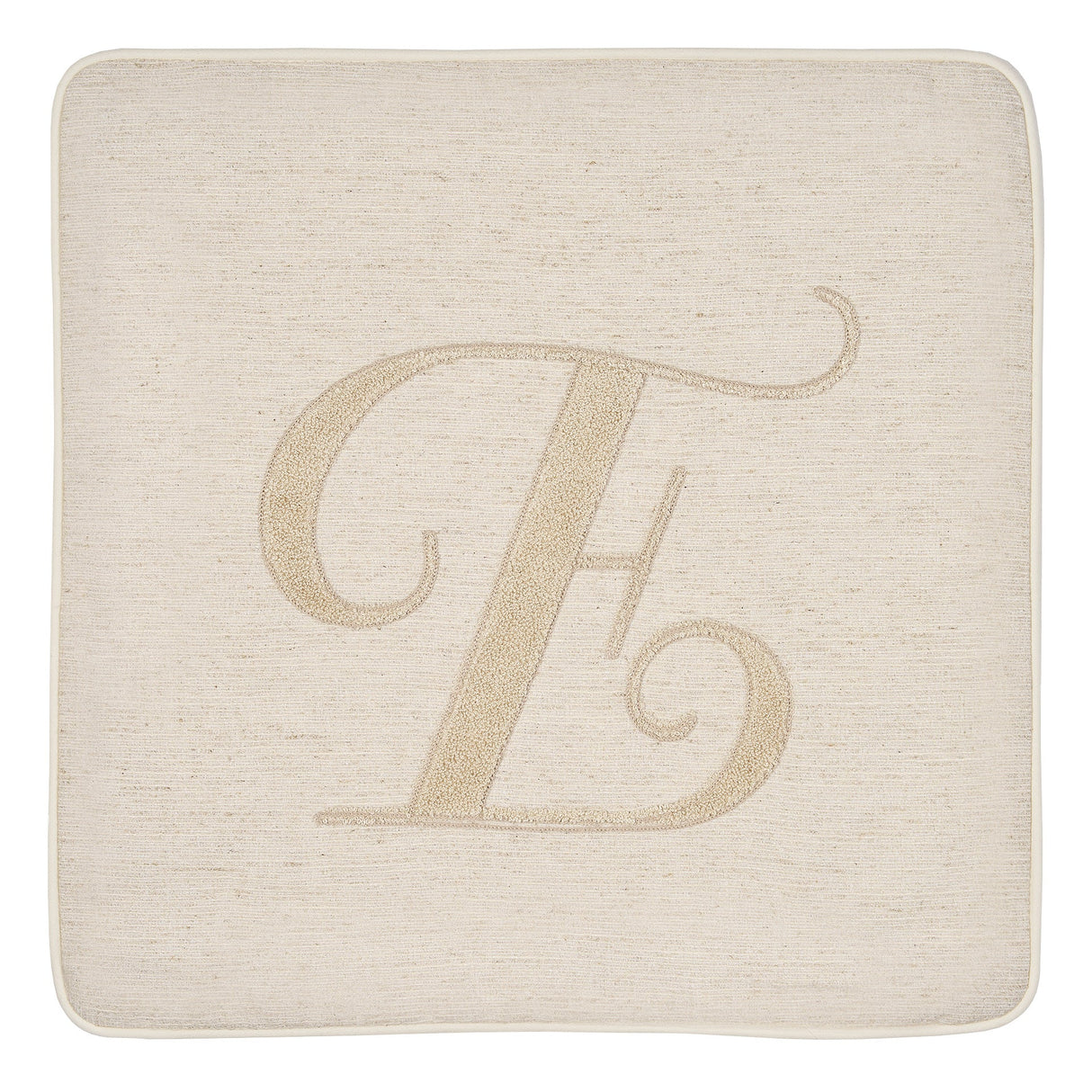 Fodera Cuscino Alfabeto Vingi 45x45 Gobelin Lettere Decorative Senza Imbottitura
