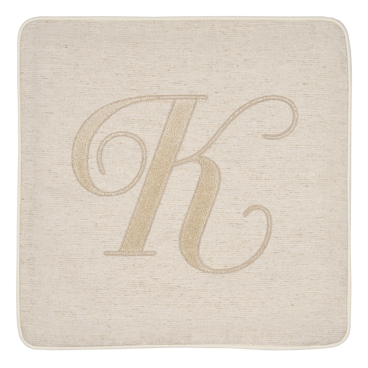 Fodera Cuscino Alfabeto Vingi 45x45 Gobelin Lettere Decorative Senza Imbottitura