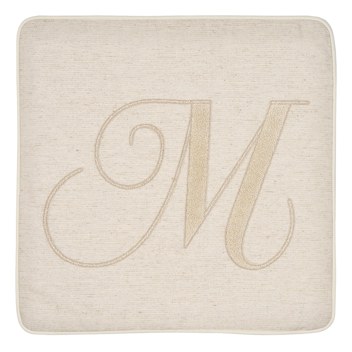 Fodera Cuscino Alfabeto Vingi 45x45 Gobelin Lettere Decorative Senza Imbottitura